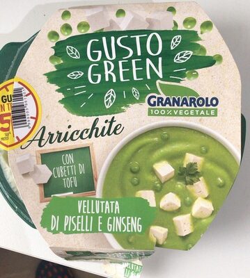 Gusto green front packaging