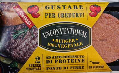 Burger Vegetali front packaging