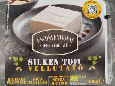 Silken tofu vellutato front packaging