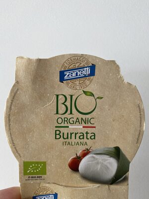 Burrata front packaging
