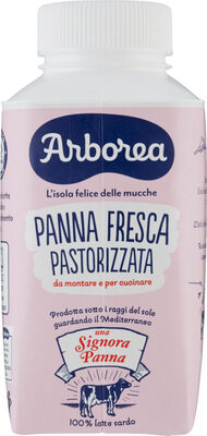 Panna fresca pastorizzata