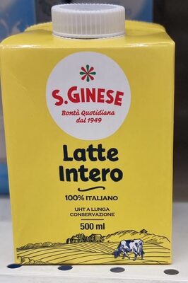 Latte intero front packaging