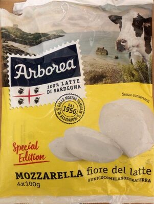 Mozzarella fior di latte front packaging