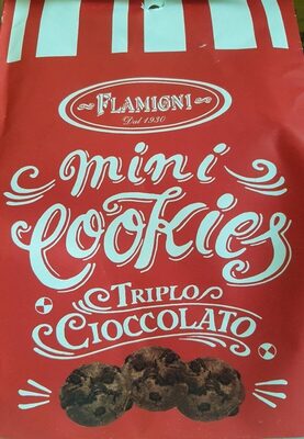 Mini cookies triplo cioccolato
