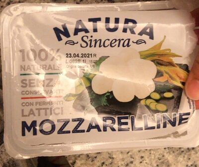 Mozzarelline front packaging