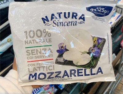 Mozzarella front packaging