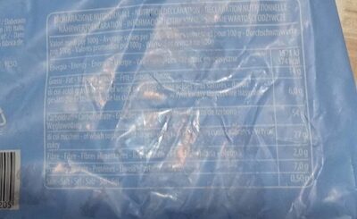 Tronchetto di natale nutrition facts table