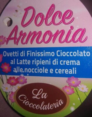Ovetti di cioccolato al latte ripieni front packaging