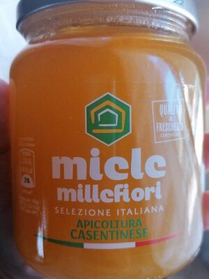 Miele millefiori front packaging