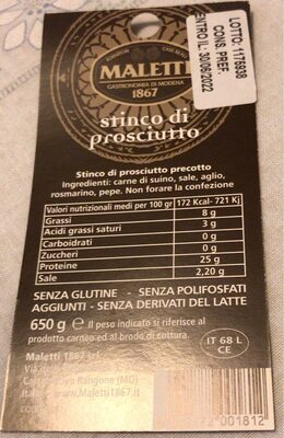 Stinco di prosciutto