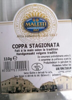 Coppa stagionata