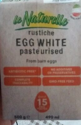 Albume d’uovo front packaging