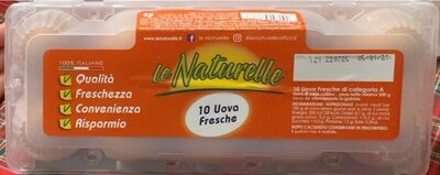 Le naturelle front packaging