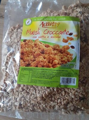 Muesli croccante front packaging