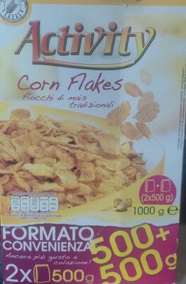 Corn flakes front packaging