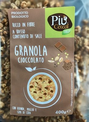 Granola cioccolato front packaging