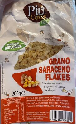 Grano Saraceno Flakes front packaging
