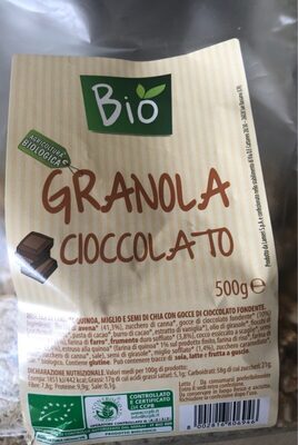 Granola cioccolato front packaging
