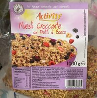 Muesli croccante con frutti di bosco