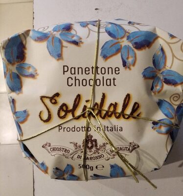 Panettone Chocolat Solidale front packaging