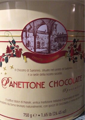 Panettone chocolat front packaging