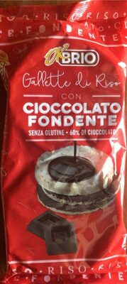 Gallette di riso con cioccolato fondente