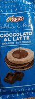 Gallette di riso con cioccolato al latte