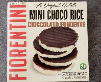 Ld originali Gallette mini choco rice cioccolato fondente front packaging