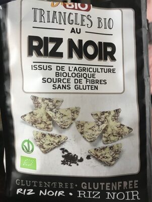 Triangles bio au riz noir