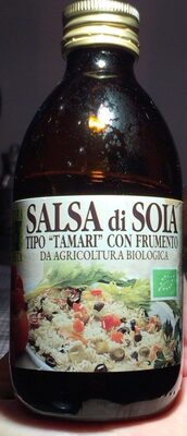 Salsa di soia tipo “tamari” con frumento front packaging