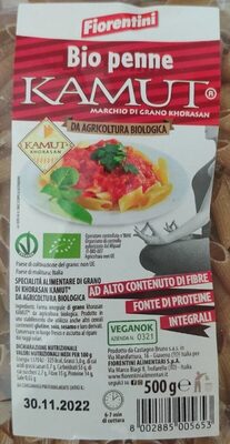 Rio penne kamut front packaging