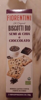 Biscotti Bio semi di chia e cioccolato
