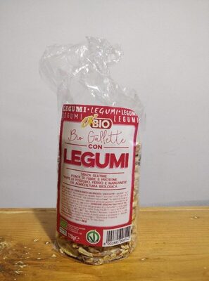 Bio Gallette con Legumi front packaging