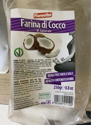 Farina di cocco front packaging