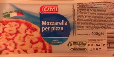 Mozzarella per pizza