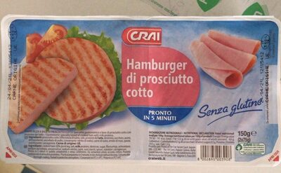 Hamburger di prosciutto cotto