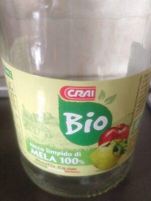 Succo limpido di mela 100% front packaging