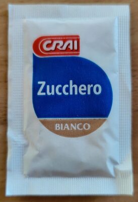 Zucchero bianco in bustine
