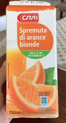 Spremuta arance bionde
