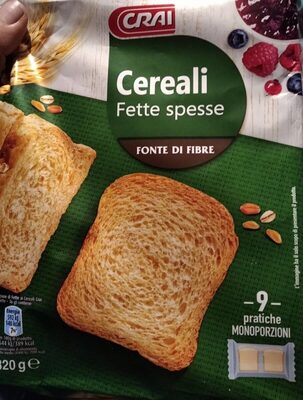 Cereali Fette spesse front packaging