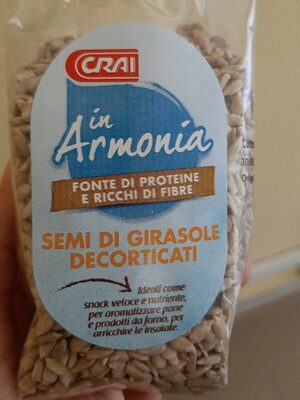 Semi di girasole decorticati