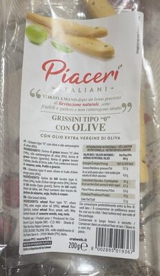 Grissini con olive