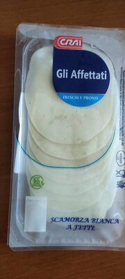 Scamorza bianca a fette