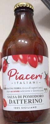 Salsa di pomodoro datterino front packaging