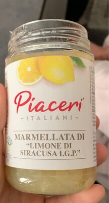 Marmellata di “limoni di siracusa I.G.P”