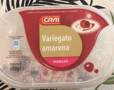 Veriegato amarena front packaging