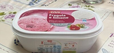 Gelato fragola e limone
