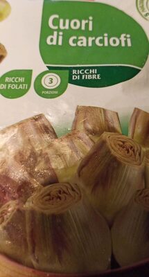 Cuori di carciofi front packaging