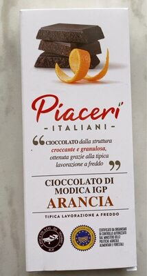 Cioccolato di modica IGP arancia