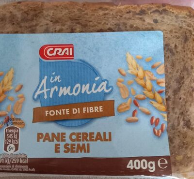 Pane cereali e semi